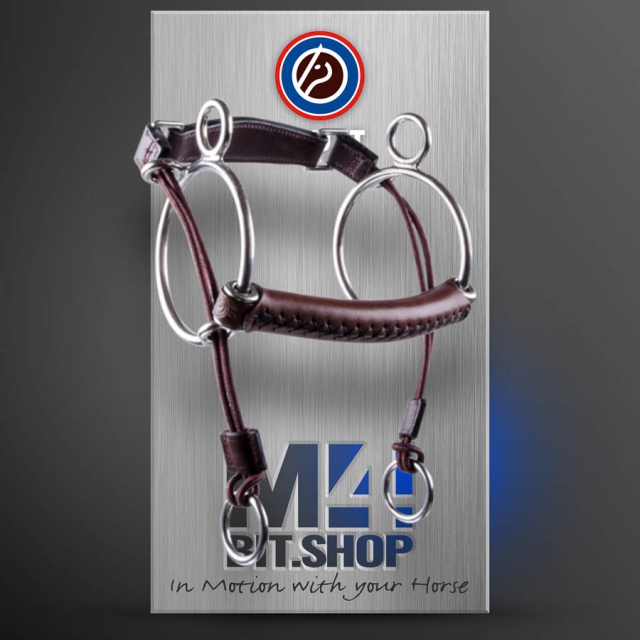 Leather Curbgag straight / Trust