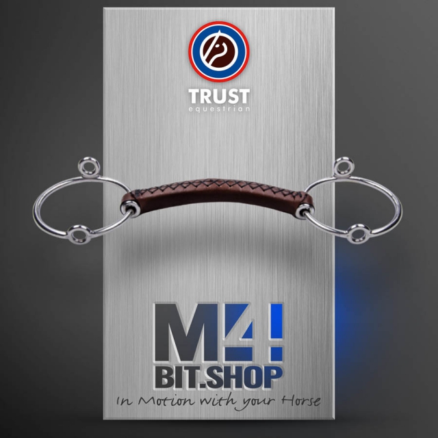 Leather Loose ring Gag Straight / trust